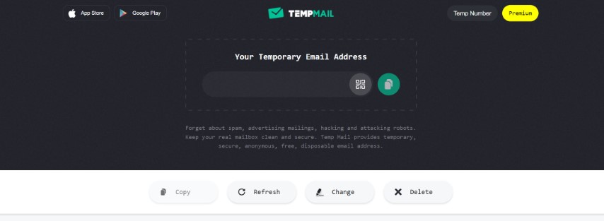 website-temorary mail