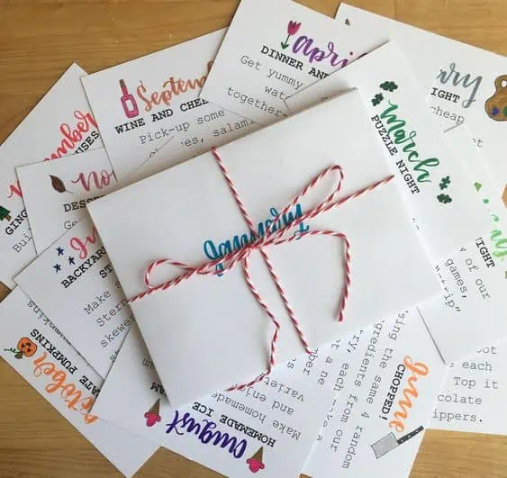 romantic idea letters